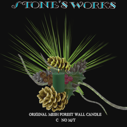 Forest Wall Candle Stone's Works