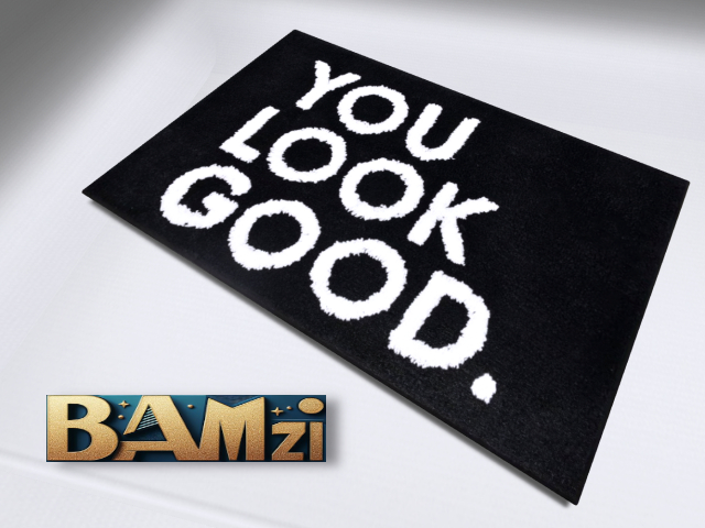 {B} Modern You look Good Rug
