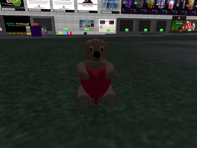 Bear with a heart