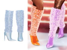 YALLA ~ Amina Fur boots [BABYBLUE]