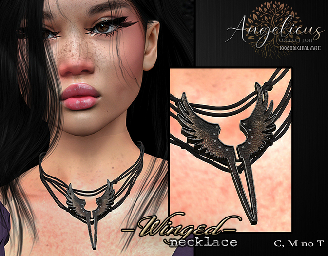 :AngelicUs: -Winged- necklace  