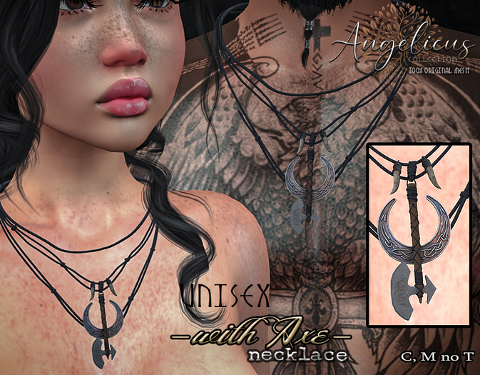 :AngelicUs: Necklace with Axe 