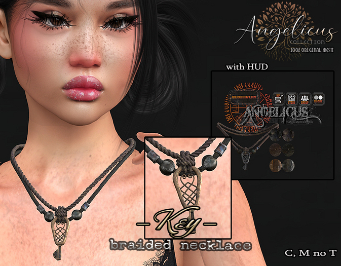 .AngelicUs.  -Key- Braided necklace