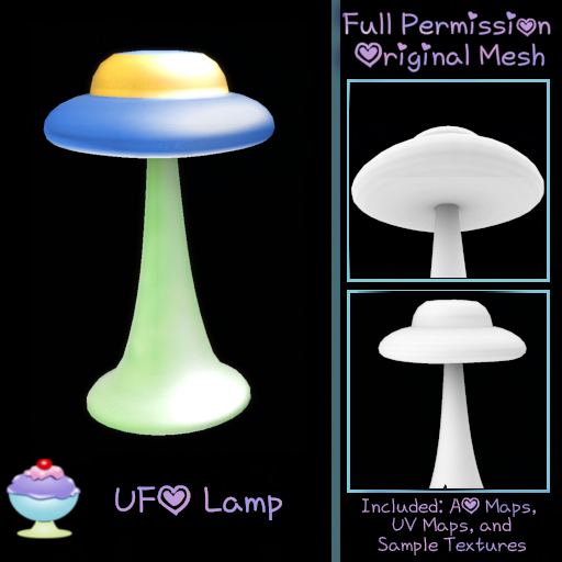 [Sherbert] Full Perm UFO Lamp (ADD)