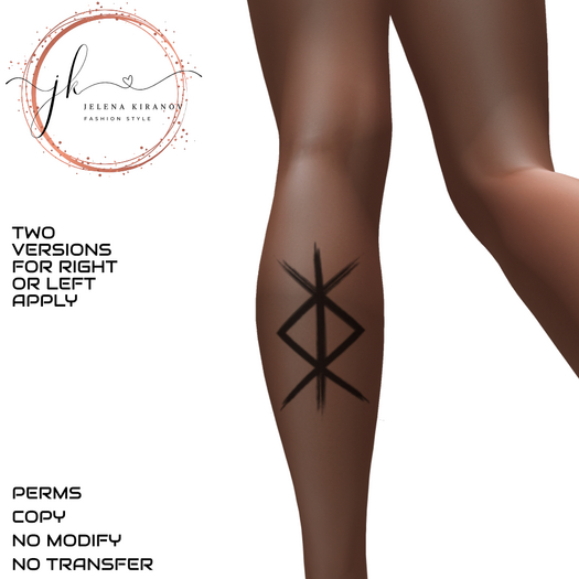 JK BOM Tattoo - Protection Rune
