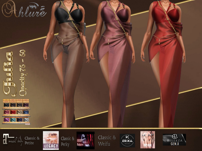 Ahlure - Julia Dress Transparence Version