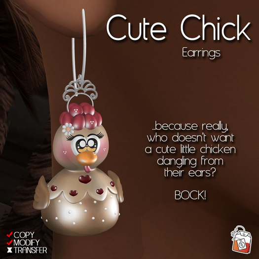 ~TL~ Cute Chick Earrings