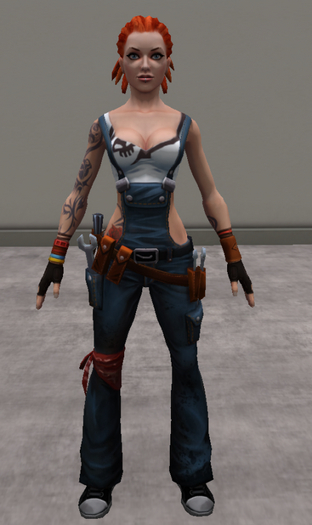 FP Female Engineer mesh avatar