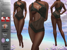 "GCD" Ziva Lace Bodysuit Green