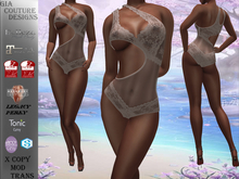 "GCD" Ziva Lace Bodysuit Nude