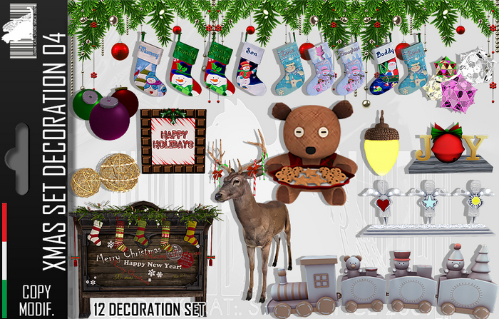 *.:Dark Cat:.*BLD-XMAS SET DECORATION 04 FULL PACK!