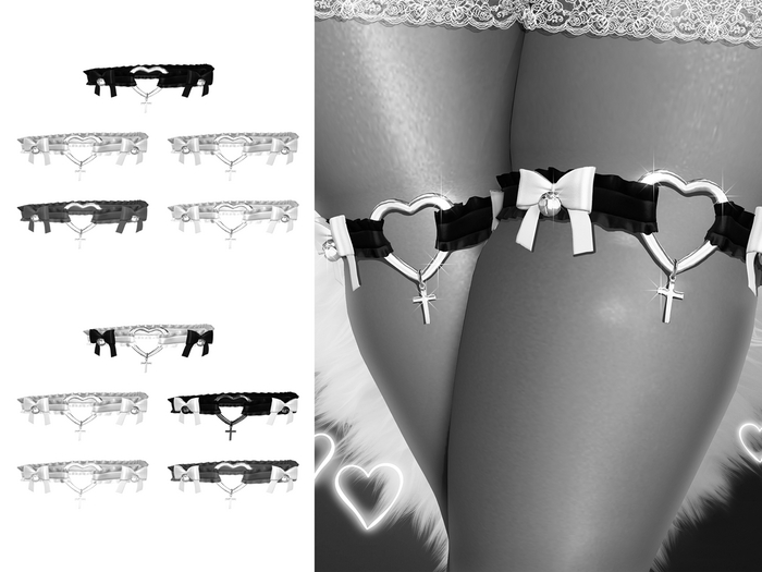 YALLA ~ Babygoth Garter [DEMO]