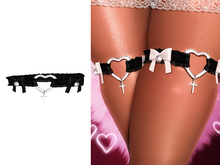 YALLA ~ Babygoth Garter [BLACK]