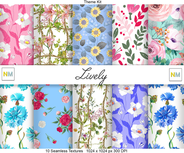 Lively Seamless Textures NM