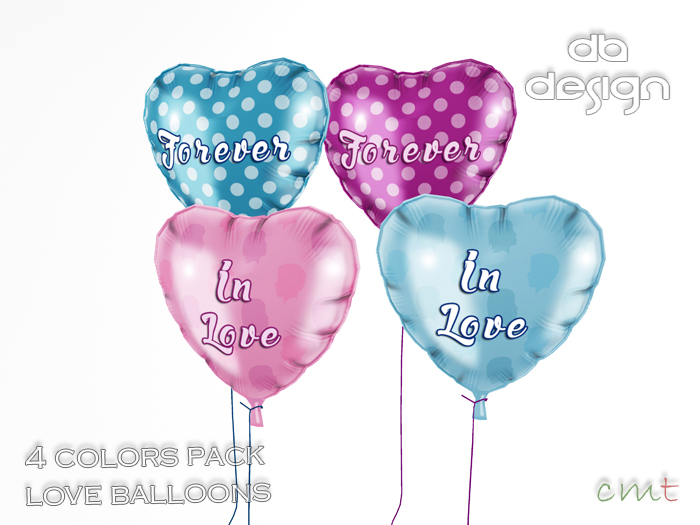  ::db:: ❤️ Forever / in Love Balloons (ADD or REZ) 