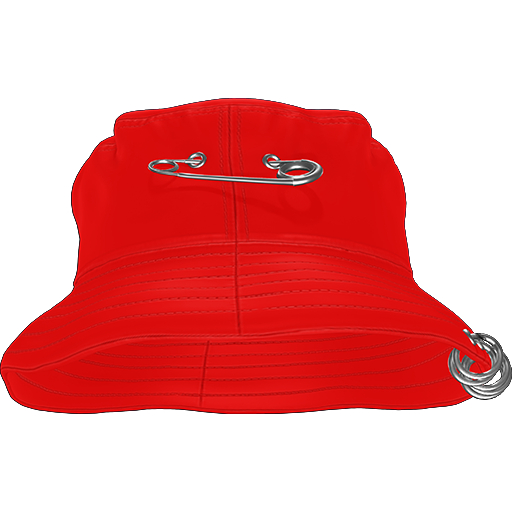 Melange: Shanice Bucket Hat [Red]