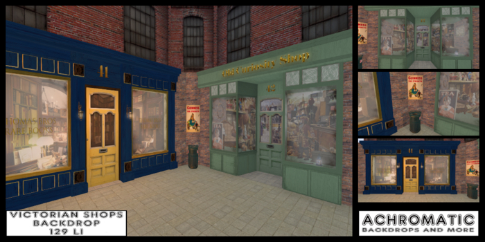 [A] Victorian Shops Backdrop