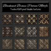 *Wallflowers* Blackened Bronze Motifs