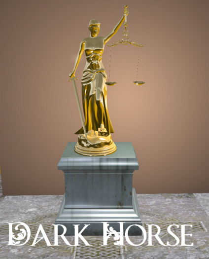 DHA Justice Statue C/M + Base  (Box)