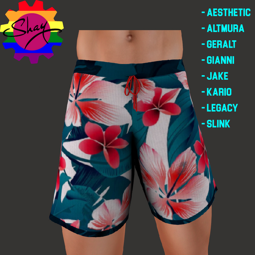 Print Beach Shorts 4