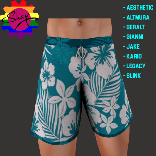 Print Beach Shorts 3