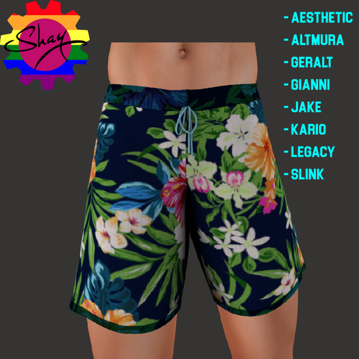 Print Beach Shorts 2