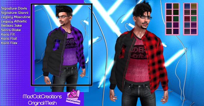 MCC - MEN - Half and Half shirt w T and HUD