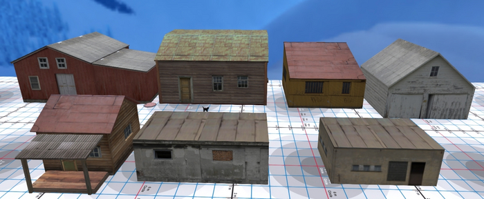 7 Mesh Farm Decor Houses *LOW LI*