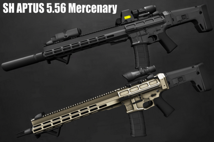 SH APTUS 5.56 Mercenary rev2 (Female Version)