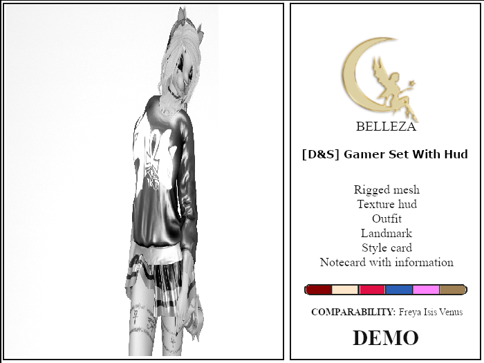 [D&S] Demo Gamer Set With Hud Belleza Unpacker (Add me)