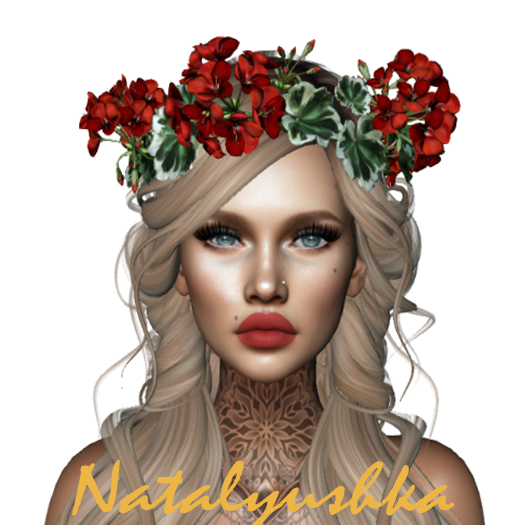 *LODE* Head Accessory - Geranium Wreath [red]