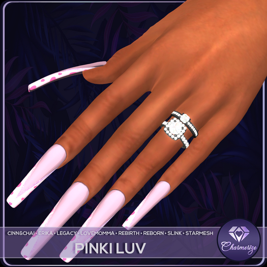 Pinki Luv - Coffin Nails