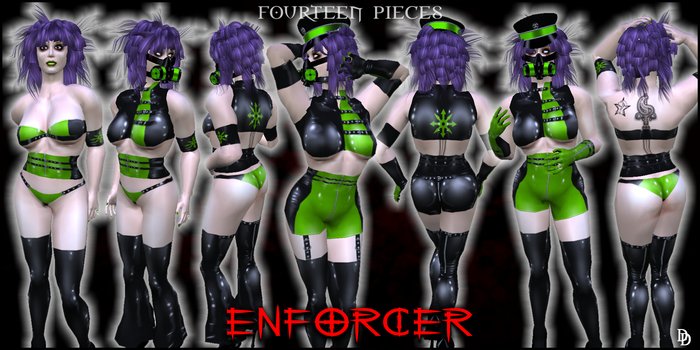Dare Designs: Enforcer - green
