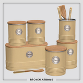 BROKEN ARROWS - Kitchen Pots - Yellow