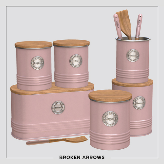 BROKEN ARROWS - Kitchen Pots - Rose 