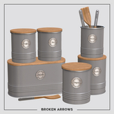 BROKEN ARROWS - Kitchen Pots - Grey