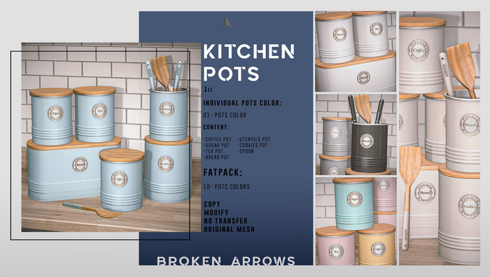 BROKEN ARROWS - Kitchen Pots - FATPACK 