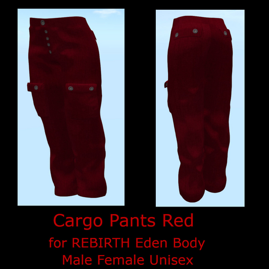 Cargo Pants Red