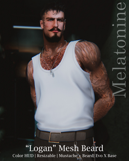 [Melatonine] "Logan" Mesh Beard  DEMO