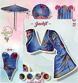 Luas Kaida Jacket Purple & Green