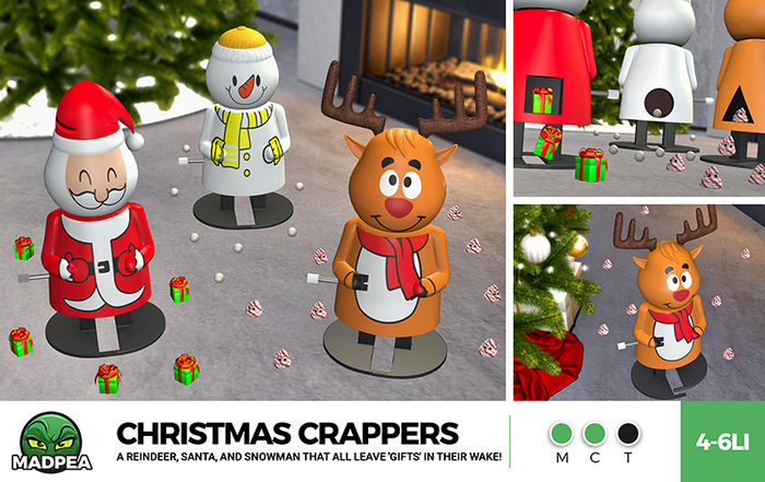 MadPea Christmas Crappers