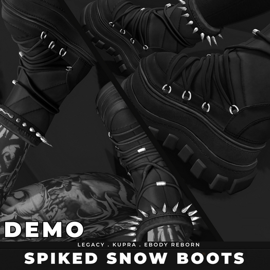 [BL] Spiked snow boots // DEMO 10min