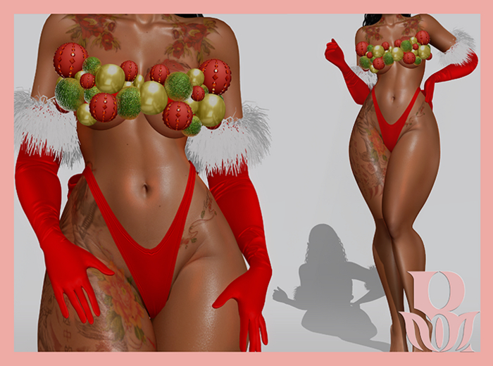 Rosary. Holly . Red
