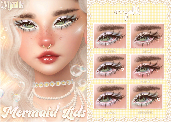 ::Mjolk:: Mermaid Lids