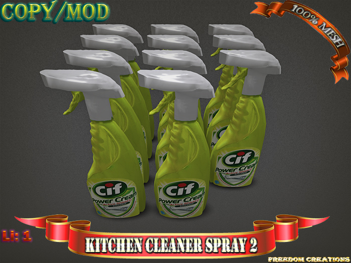 Kitchen cleaner spray 2-Freedom creations