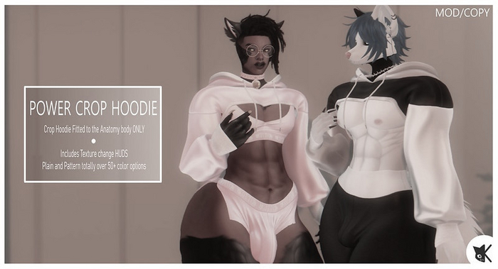 [Kottr] Power Crop Hoodie DEMO