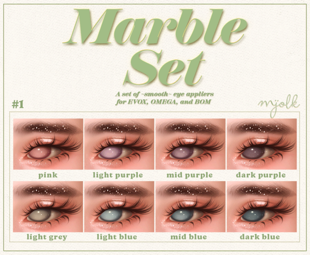 ::Mjolk:: Marble Set - #1