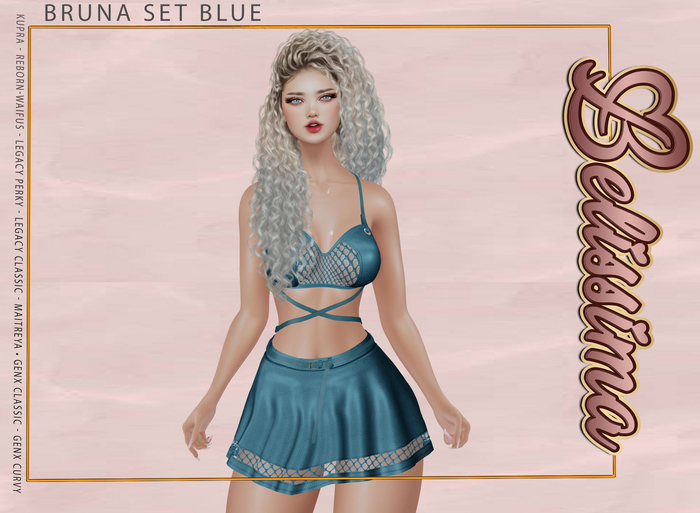 [Belissima] Bruna Set Blue