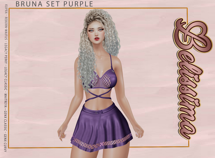[Belissima] Bruna Set Purple