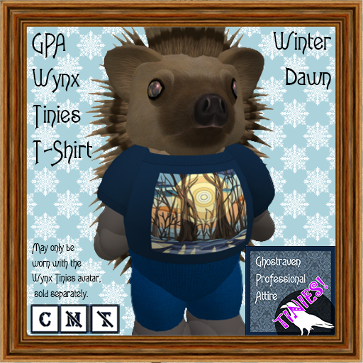 GPA Wynx Tinies T-Shirt - Winter Dawn Print